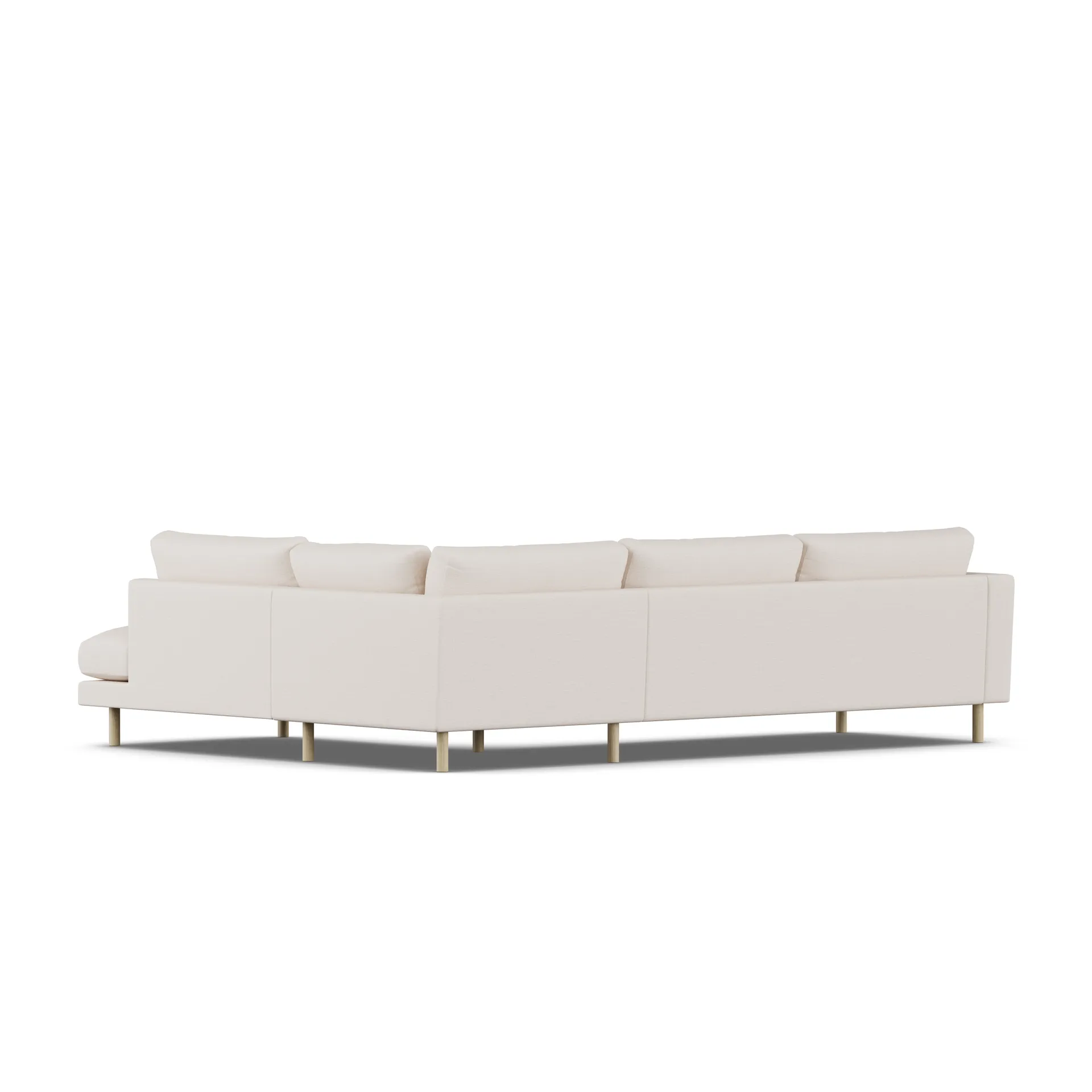 Bredhult sofa, Same Off White 6671-white-oiled oak, 3-seater A1 1898