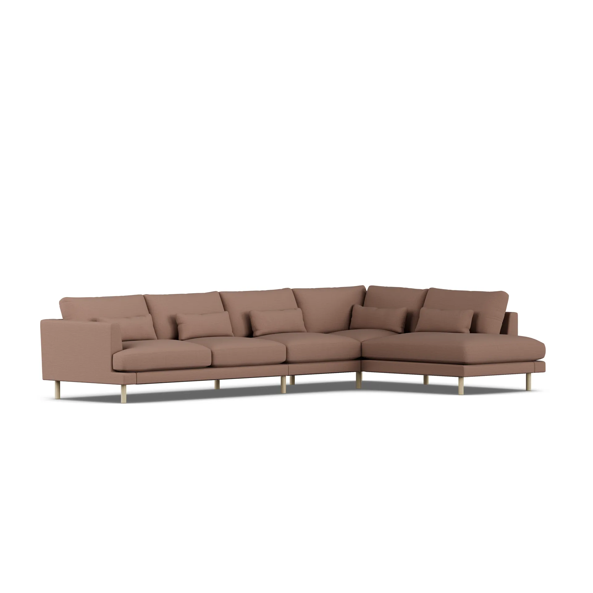 Bredhult sofa, Same Rust 6675-white-oiled oak, 4-seater B1 1898