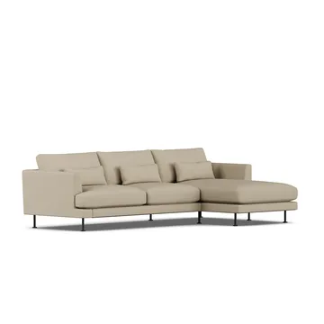 Bredhult sofa - Same Sand 6672-black steel, 2,5-seater C1 - 1898