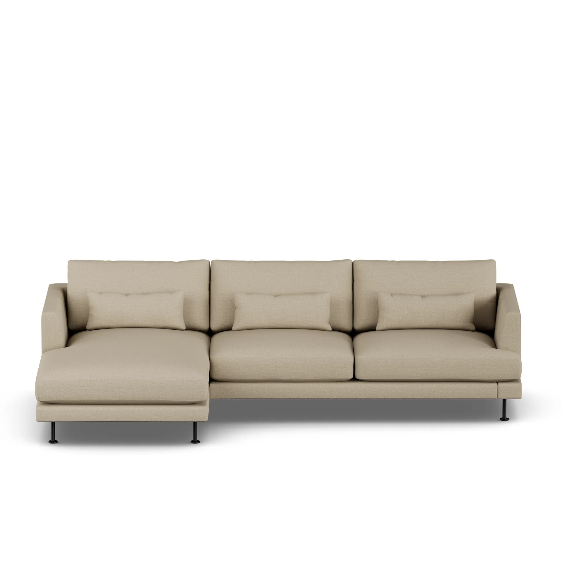 Bredhult sofa, Same Sand 6672-black steel, 2,5-seater C2 1898