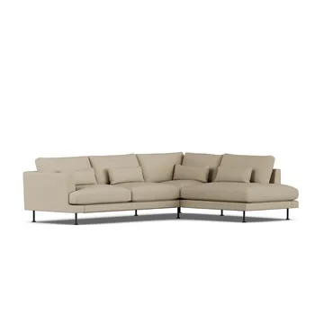 Bredhult sofa - Same Sand 6672-black steel, 3-seater A1 - 1898