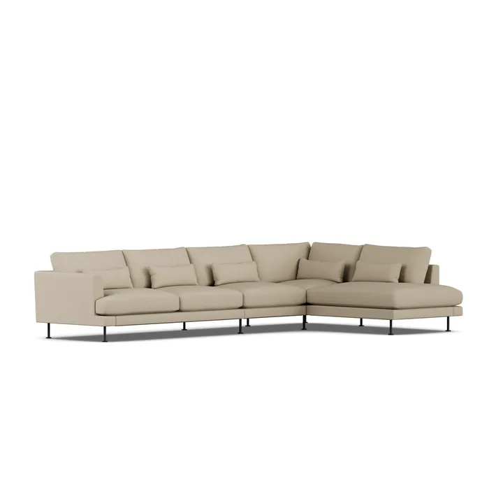 Bredhult sofa - Same Sand 6672-black steel, 4-seater B1 - 1898