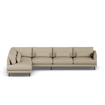 Bredhult sofa - Same Sand 6672-black steel, 4-seater B2 - 1898
