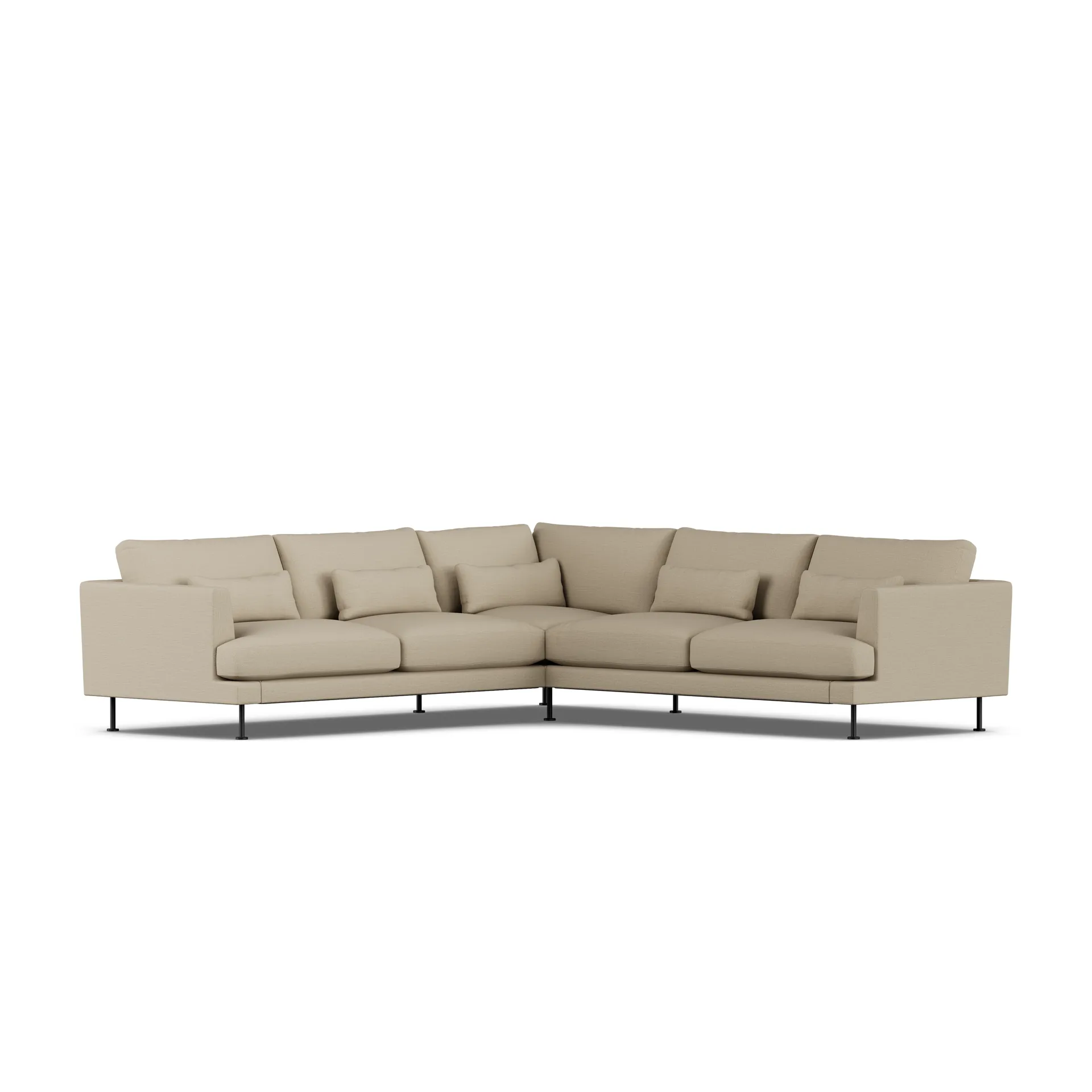 Bredhult sofa, Same Sand 6672-black steel, corner sofa F 1898