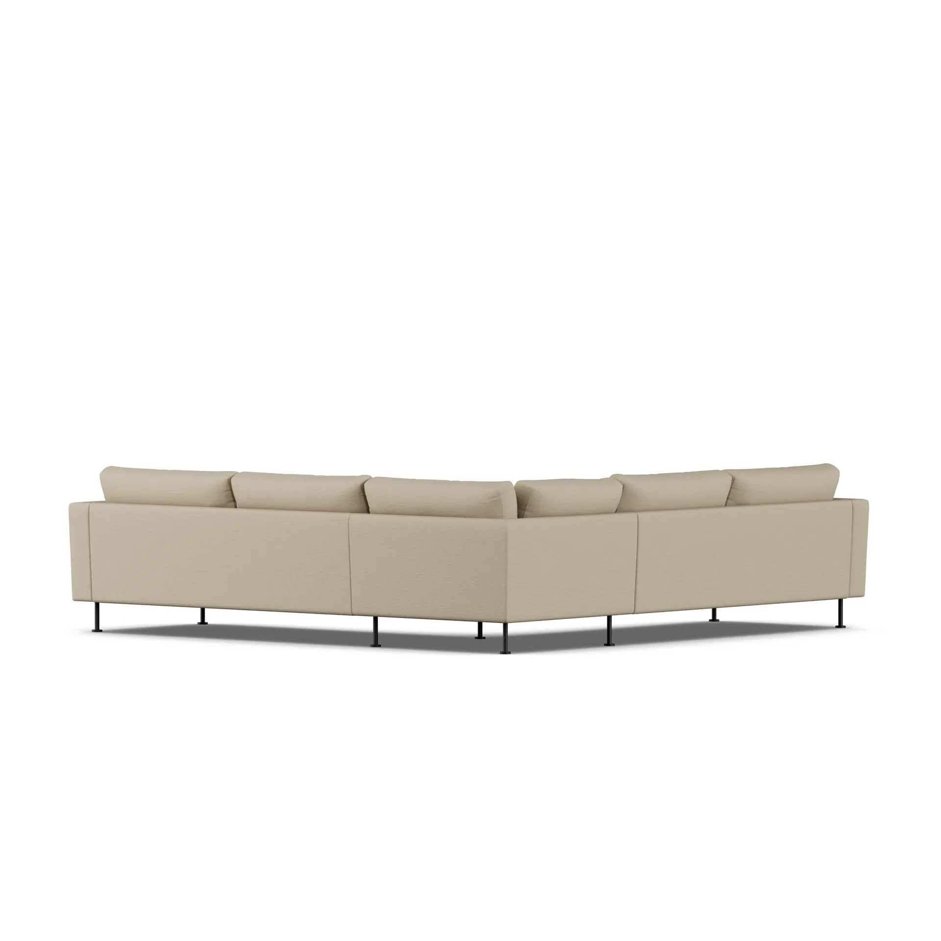 Bredhult sofa, Same Sand 6672-black steel, corner sofa F 1898