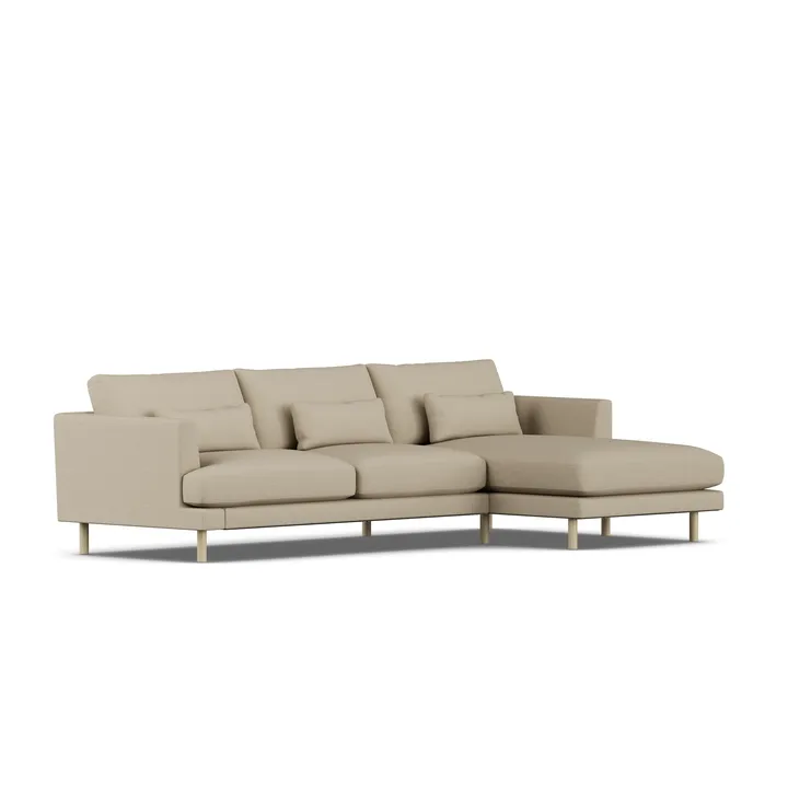 Bredhult sofa - Same Sand 6672-white-oiled oak, 2,5-seater C1 - 1898