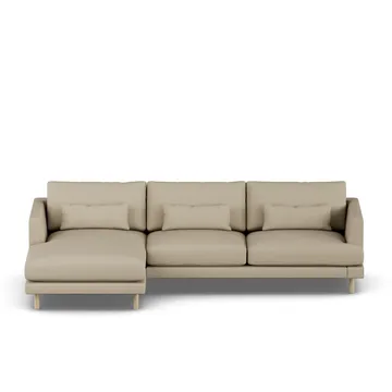 Bredhult sofa - Same Sand 6672-white-oiled oak, 2,5-seater C2 - 1898