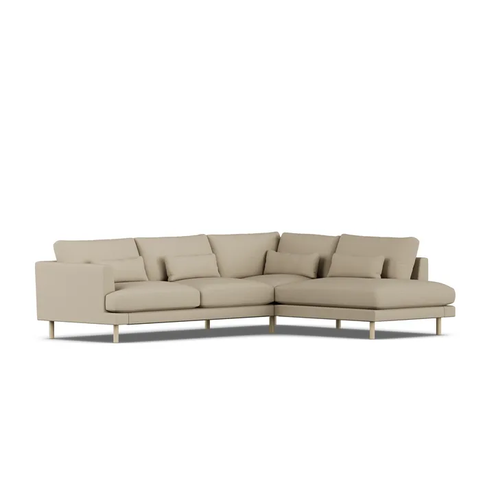 Bredhult sofa - Same Sand 6672-white-oiled oak, 3-seater A1 - 1898