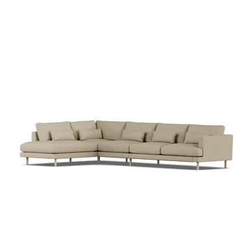 Bredhult sofa - Same Sand 6672-white-oiled oak, 4-seater B2 - 1898