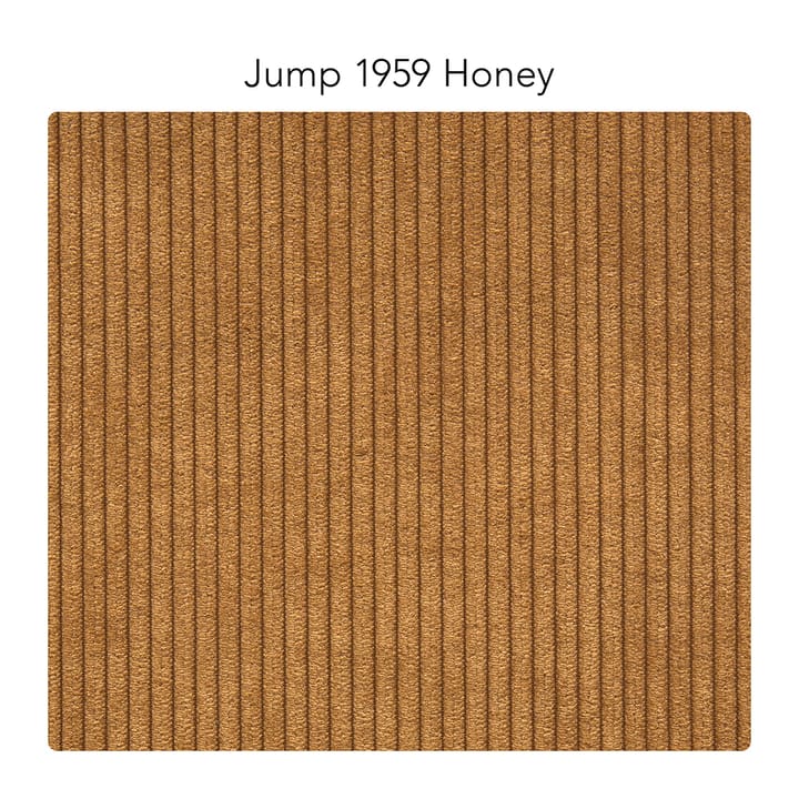 Bredhult Soffa - 3-seat fabric jump 1959 honey. White oiled oak legs - 1898