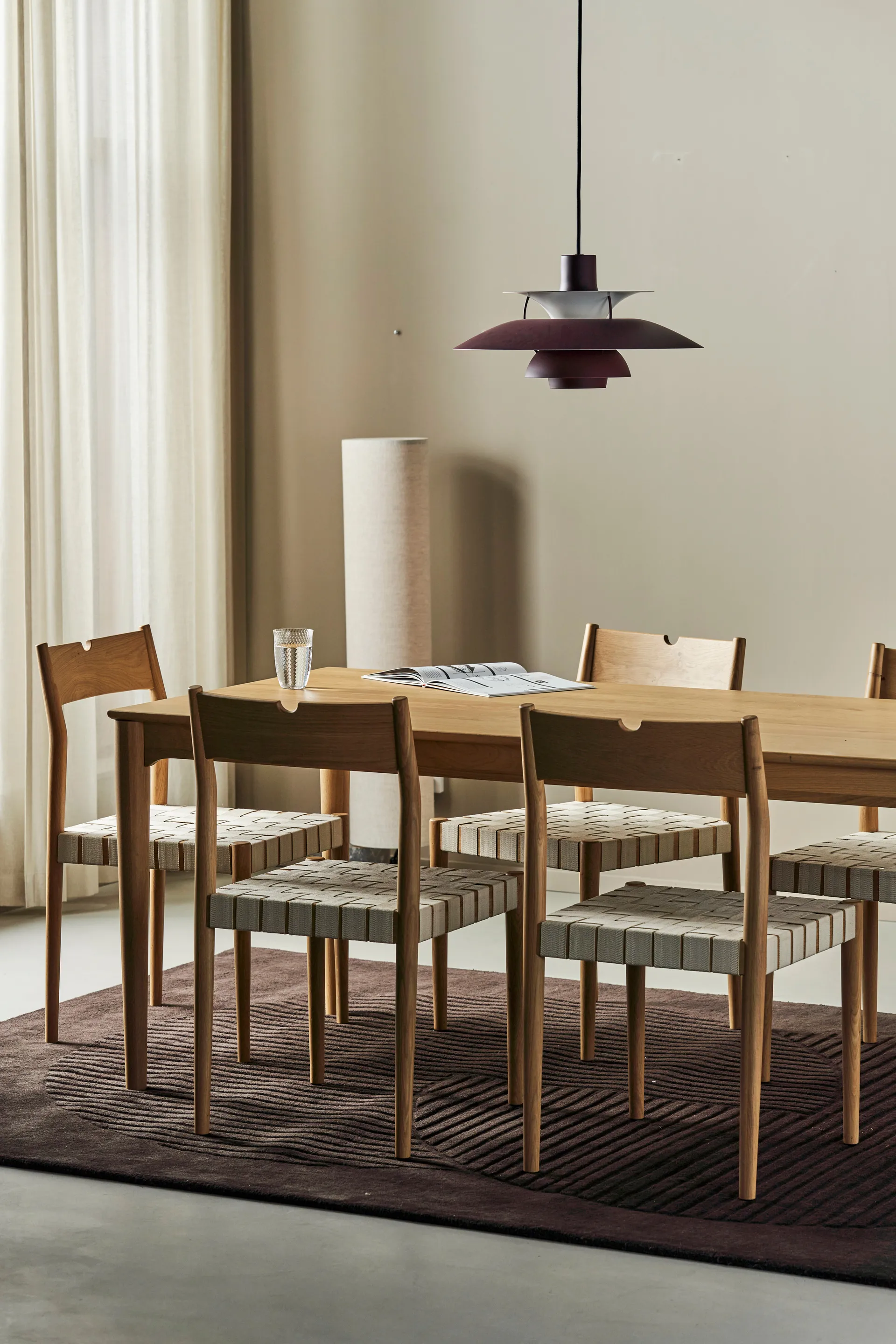 Ekåsen dining table 90x180 cm, Laquered oak, 90x180 cm 1898