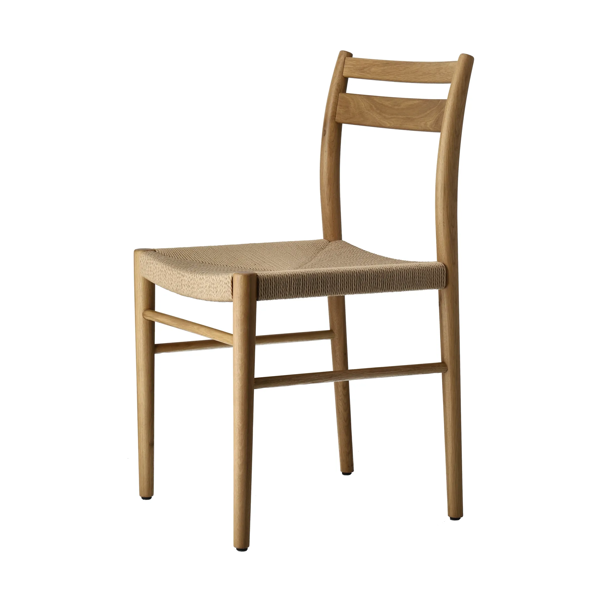 Fridhem dining chair, Lacquered oak-natural weave, 2-pack 1898
