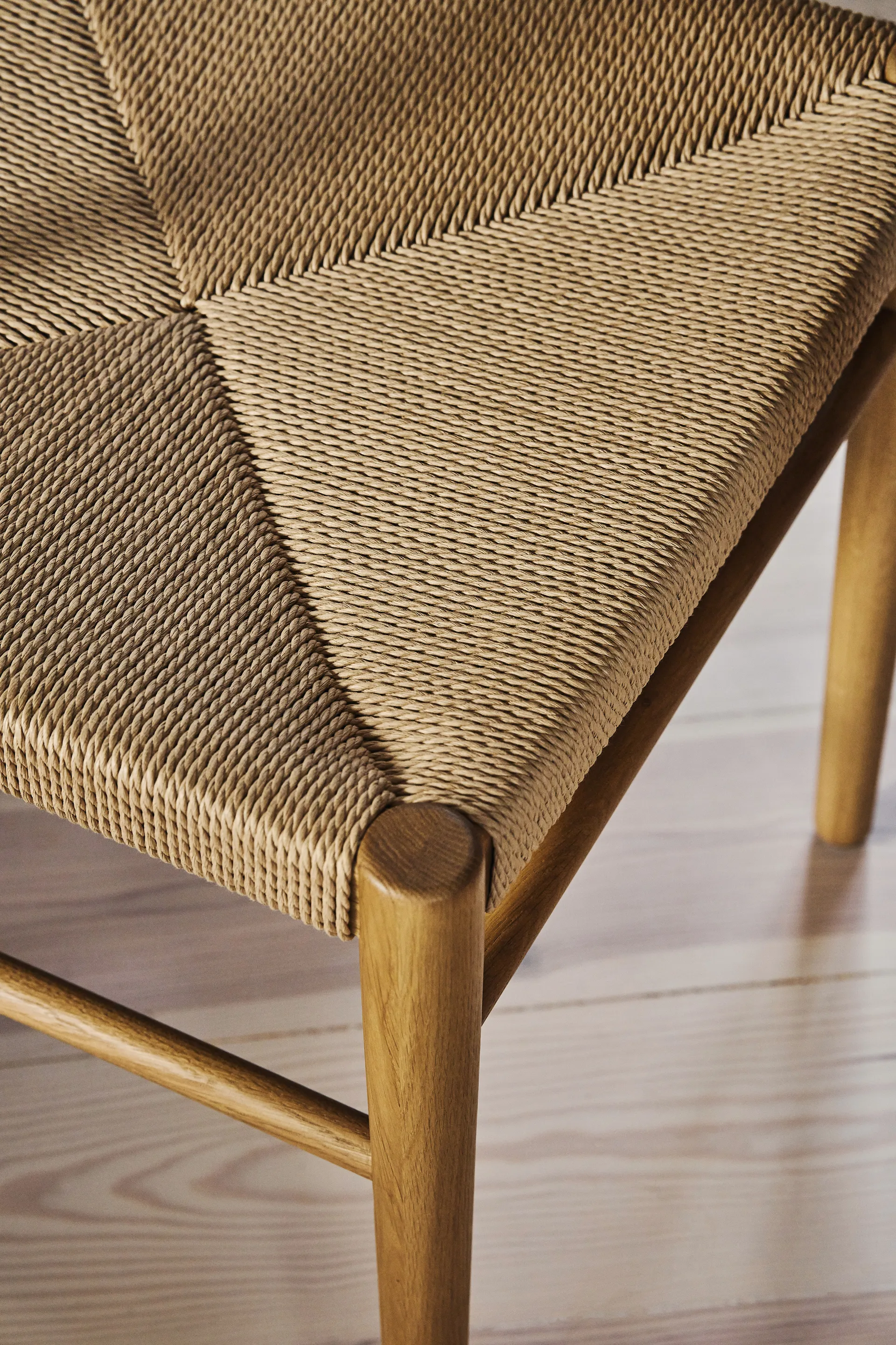 Fridhem dining chair, Lacquered oak-natural weave, 6-pack,  1898