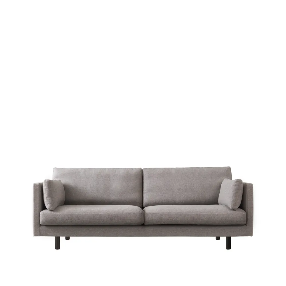Haga 3-seater sofa, Main line flax 26-oak legs wenge stain 1898