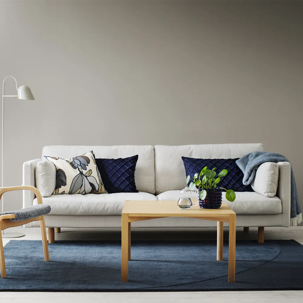 Haga 3-seater sofa, Sevilla Cognac 4003-light oak 1898