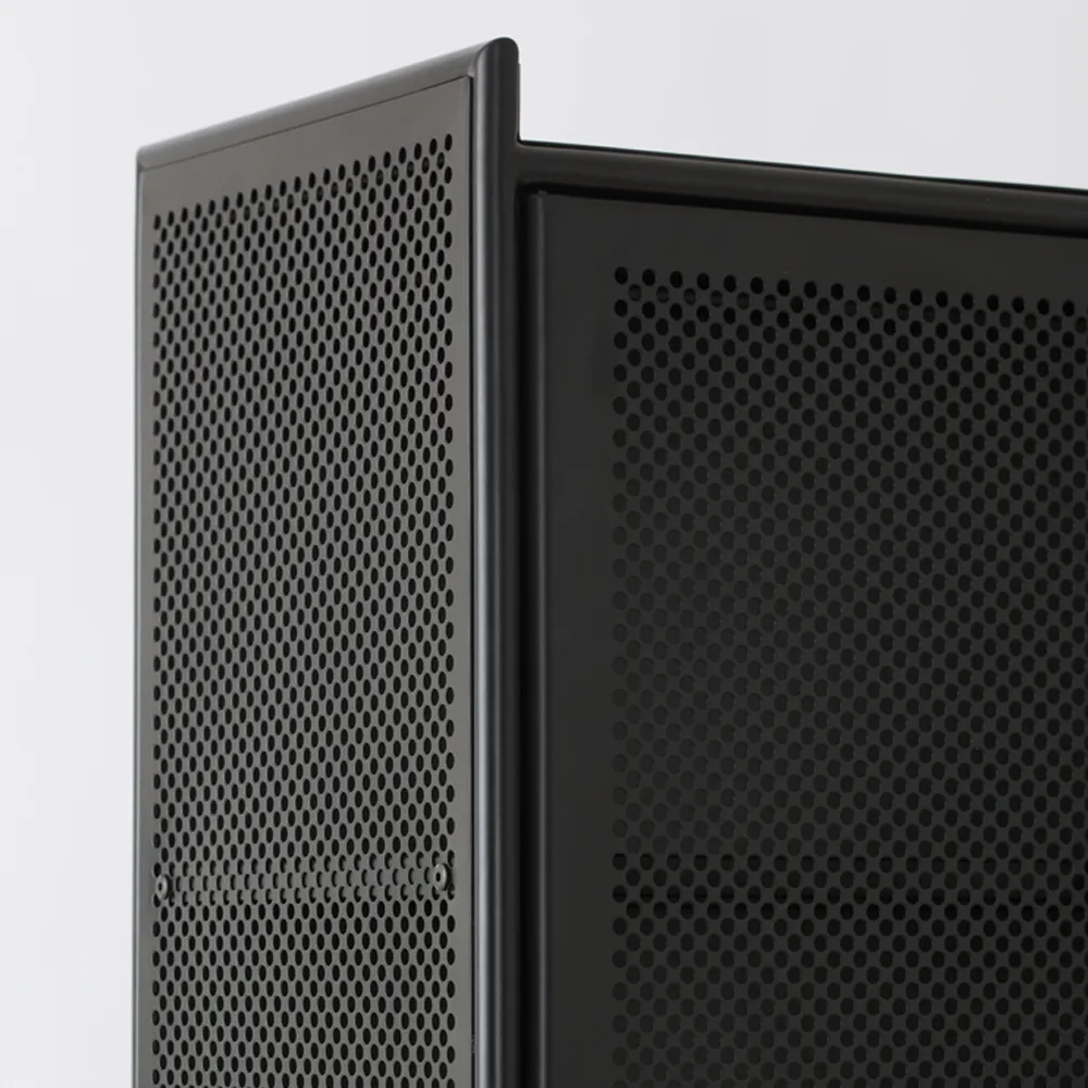 Hissö cabinet, Blacklacquered metal  1898