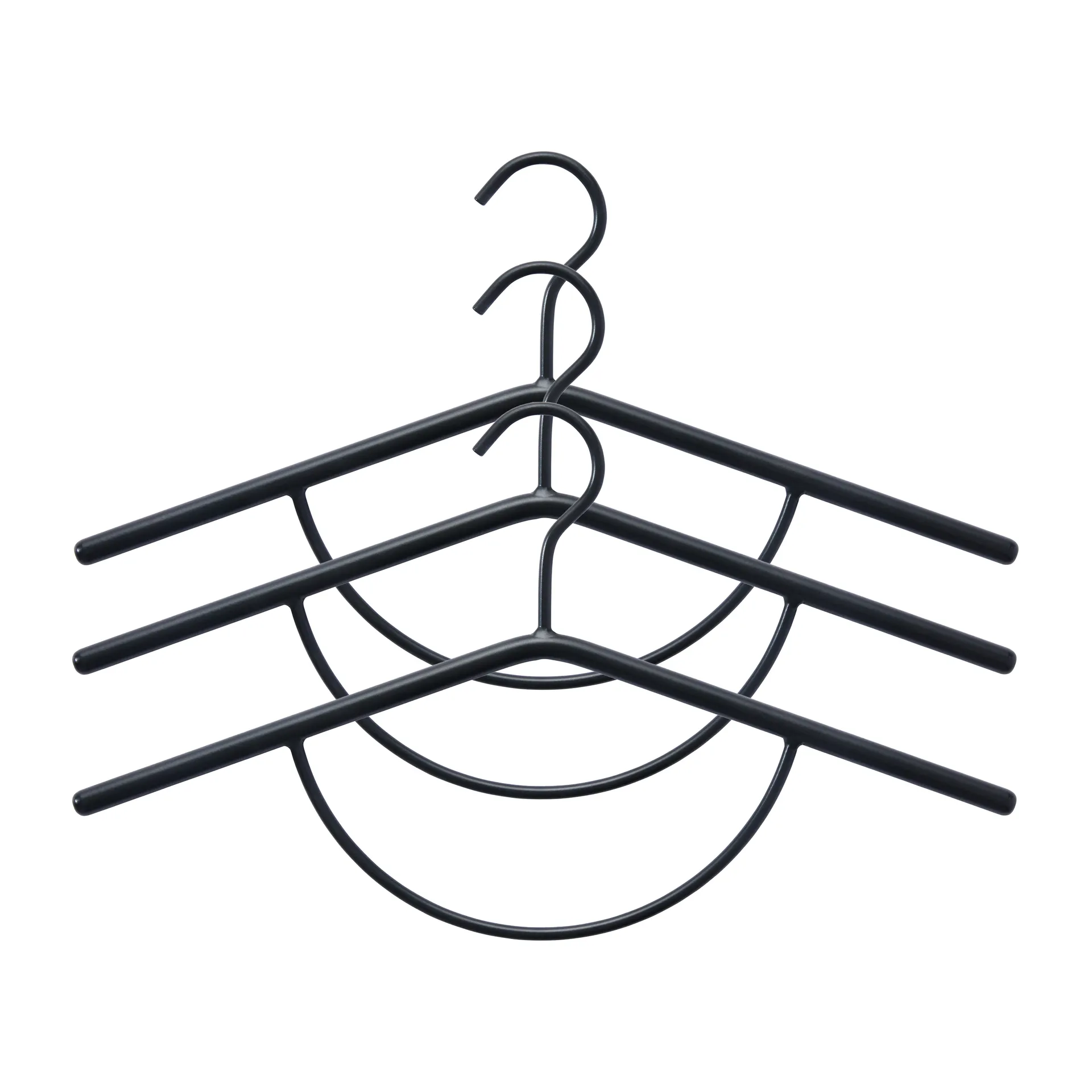 Hissö hanger with arch 3-pack, Black 1898