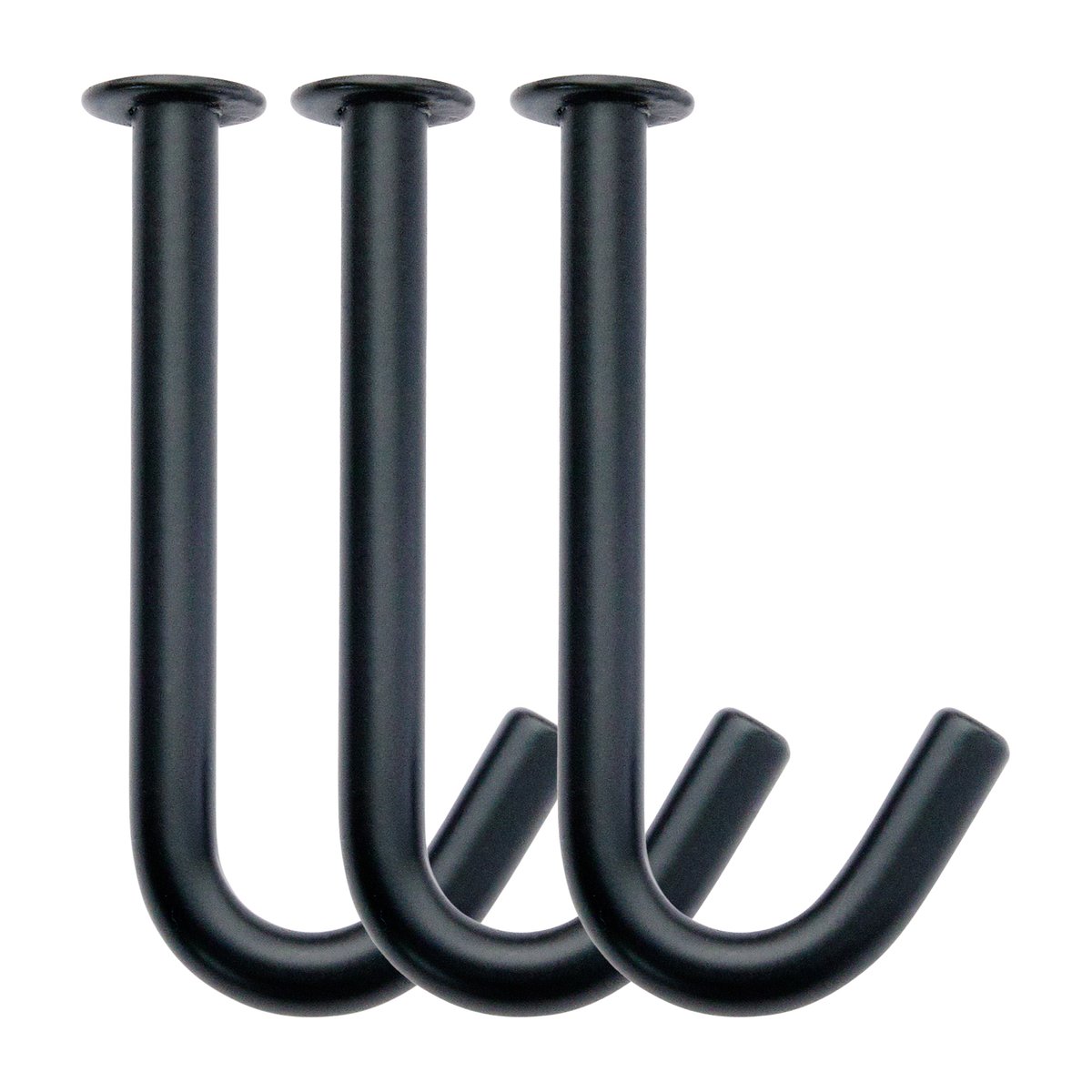 1898 Hissö hook 3-pack Black | Scandinavian Design | Clothes hooks & hangers | Black