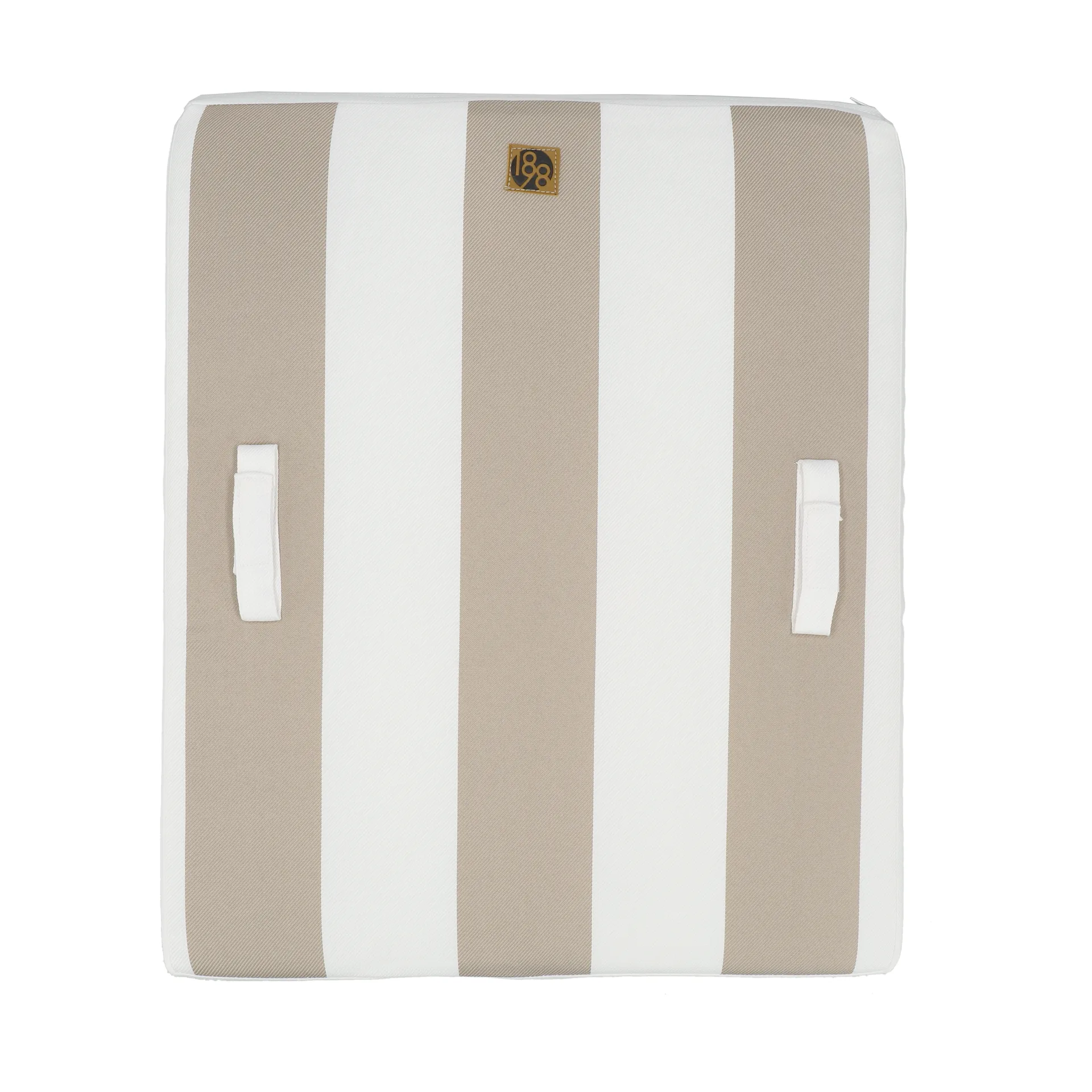 Holma seat pad 41x49 cm, Taupe striped 1898