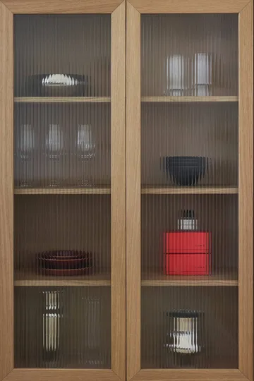 Lid display cabinet - White pigmented oak - 1898