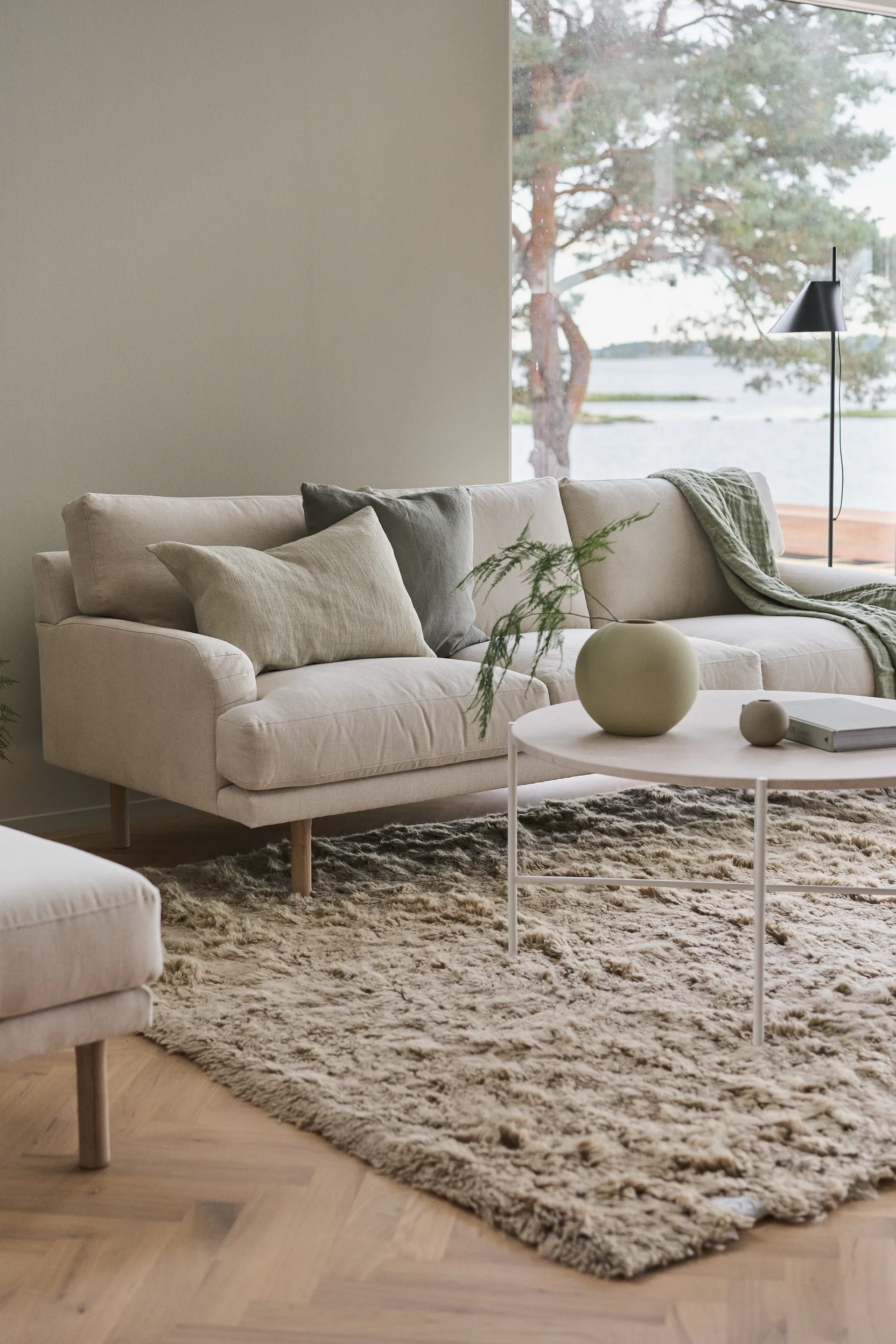 Lidnäs 3-seater sofa, Caleido beige 1898