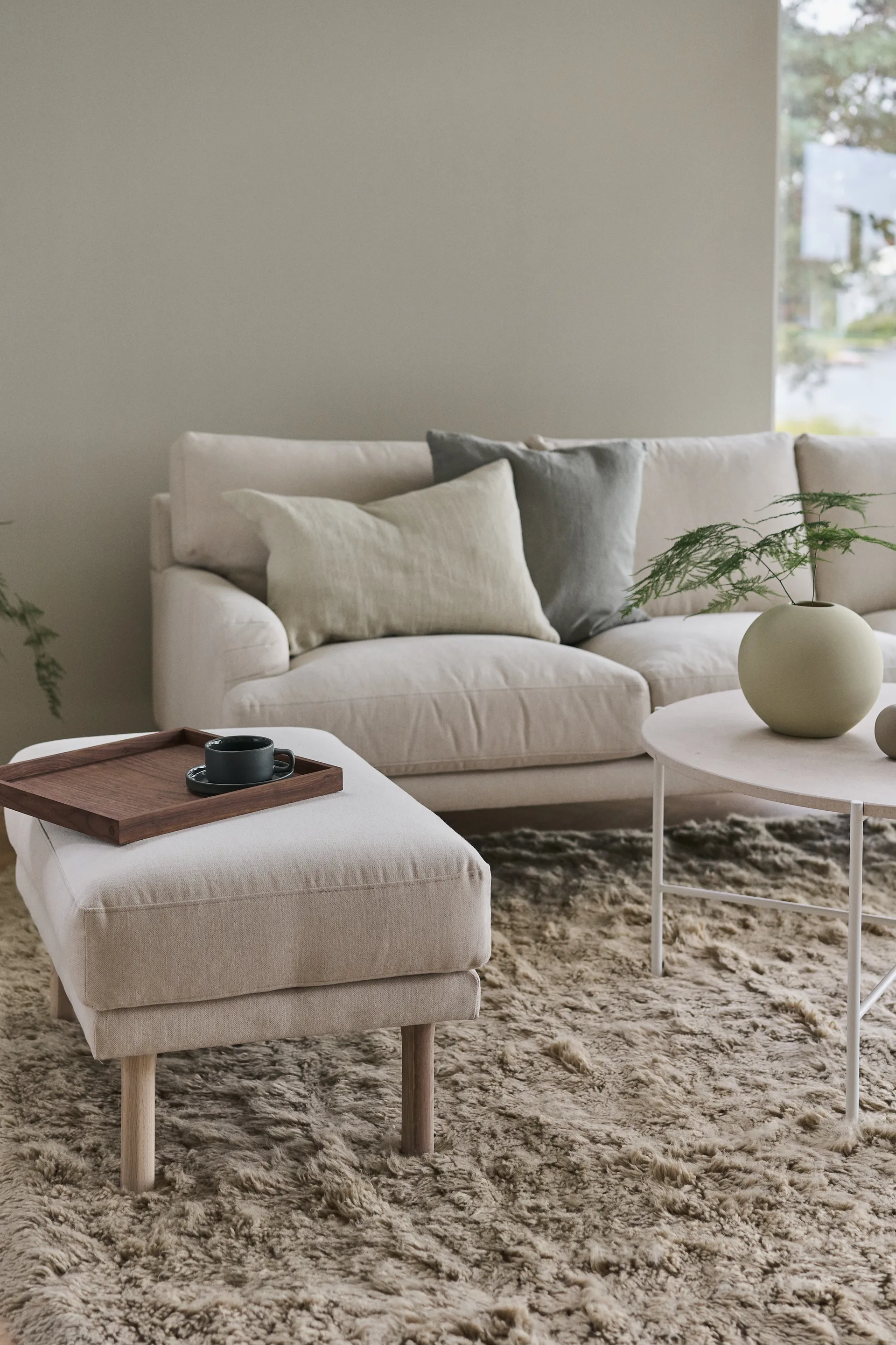 Lidnäs 3-seater sofa, Caleido beige 1898