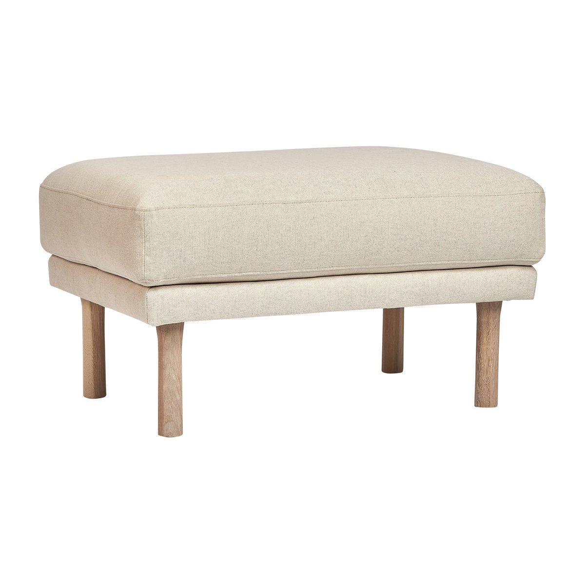 1898 Lidnäs footstool Caleido beige | Scandinavian Design | Armchairs & footstools | Beige