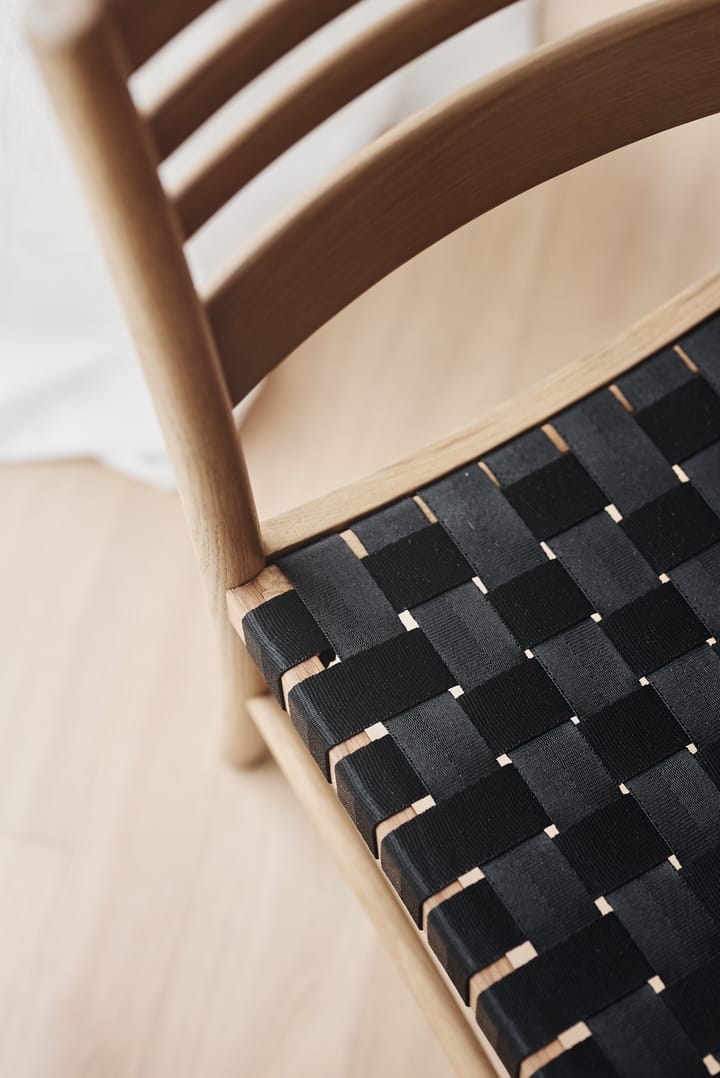 Lillö chair - platted seat - White pigmented oak - 1898