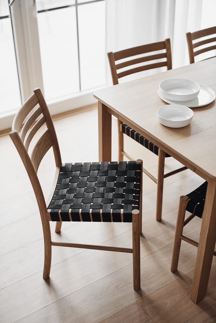 Lillö chair - platted seat - White pigmented oak - 1898