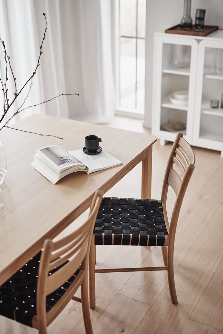 Lillö chair - platted seat - White pigmented oak - 1898
