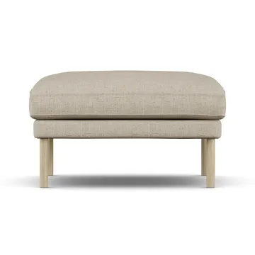 Linnevik footstool - Bern Beige 0341-white-oiled oak, without skirt - 1898