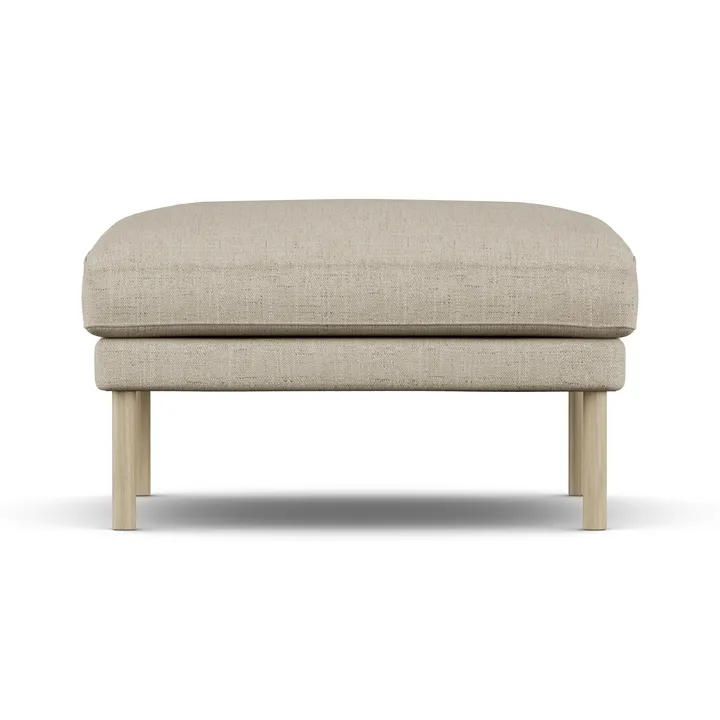 Linnevik footstool - Bern Beige 0341-white-oiled oak - 1898