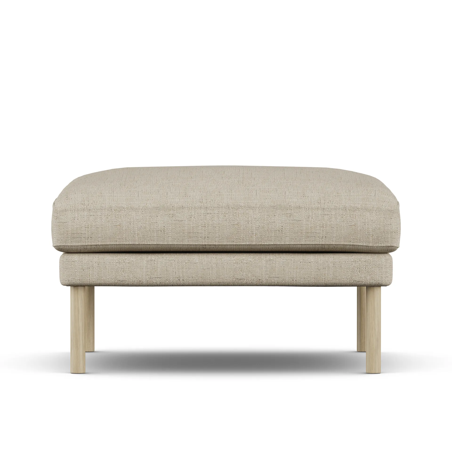 Linnevik footstool, Bern Beige 0341-white-oiled oak 1898