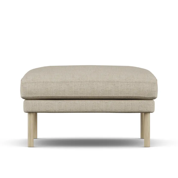Linnevik footstool - Bern Beige 0341-white-oiled oak - 1898