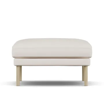 Linnevik footstool - Caleido Beige 9600-white-oiled oak - 1898