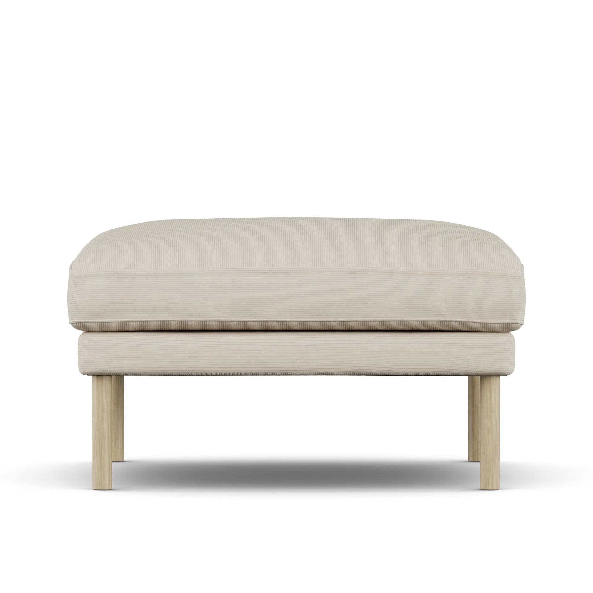 Linnevik footstool, Jump Beige 1956-white-oiled oak 1898