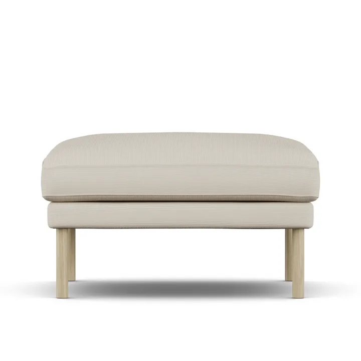 Linnevik footstool - Jump Beige 1956-white-oiled oak - 1898