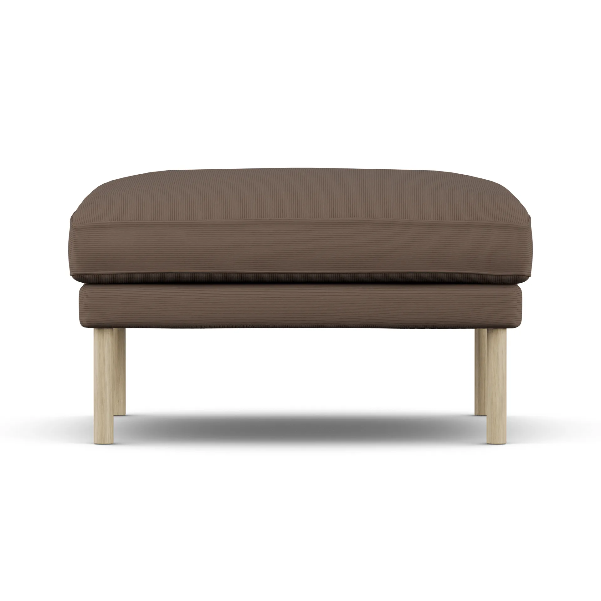 Linnevik footstool, Jump Brown 1955-white-oiled oak, without skirt 1898
