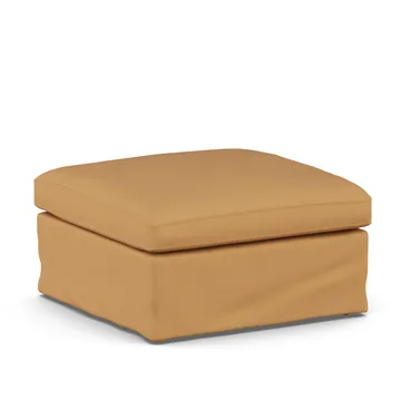 Linnevik footstool - Jump Honey 1959-white-oiled oak, with skirt - 1898