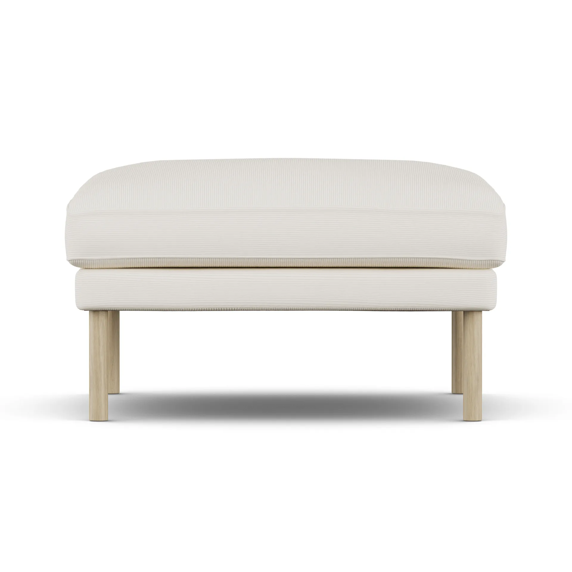 Linnevik footstool, Jump Off White 1954-white-oiled oak, without skirt 1898