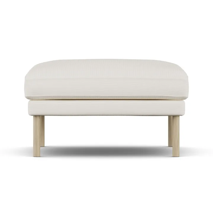 Linnevik footstool - Jump Off White 1954-white-oiled oak - 1898
