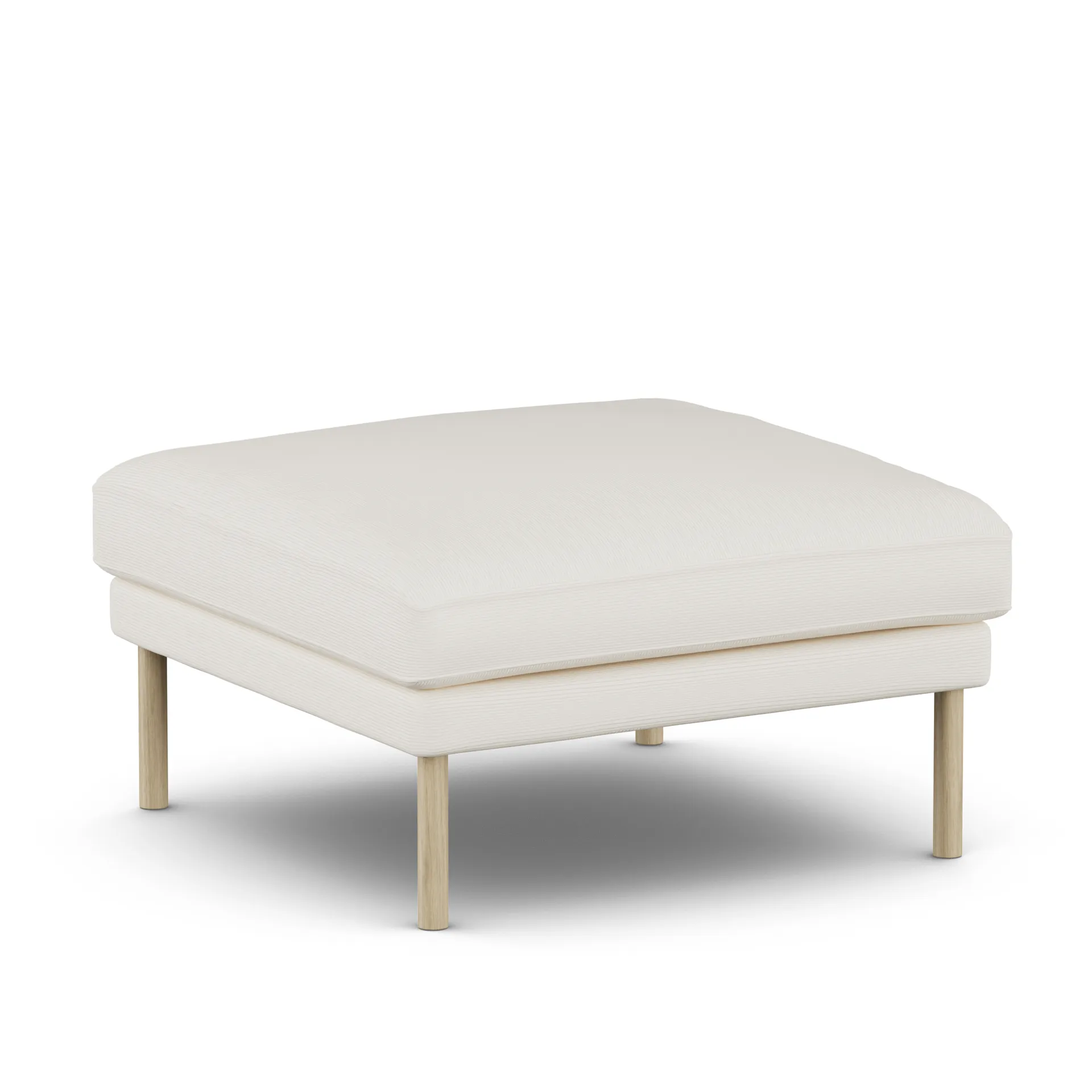 Linnevik footstool, Jump Off White 1954-white-oiled oak 1898