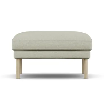 Linnevik footstool - Luiza Beige 3981-white-oiled oak, without skirt - 1898