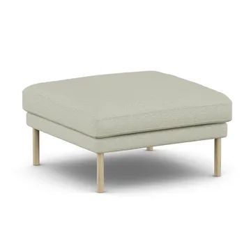 Linnevik footstool - Luiza Beige 3981-white-oiled oak, without skirt - 1898