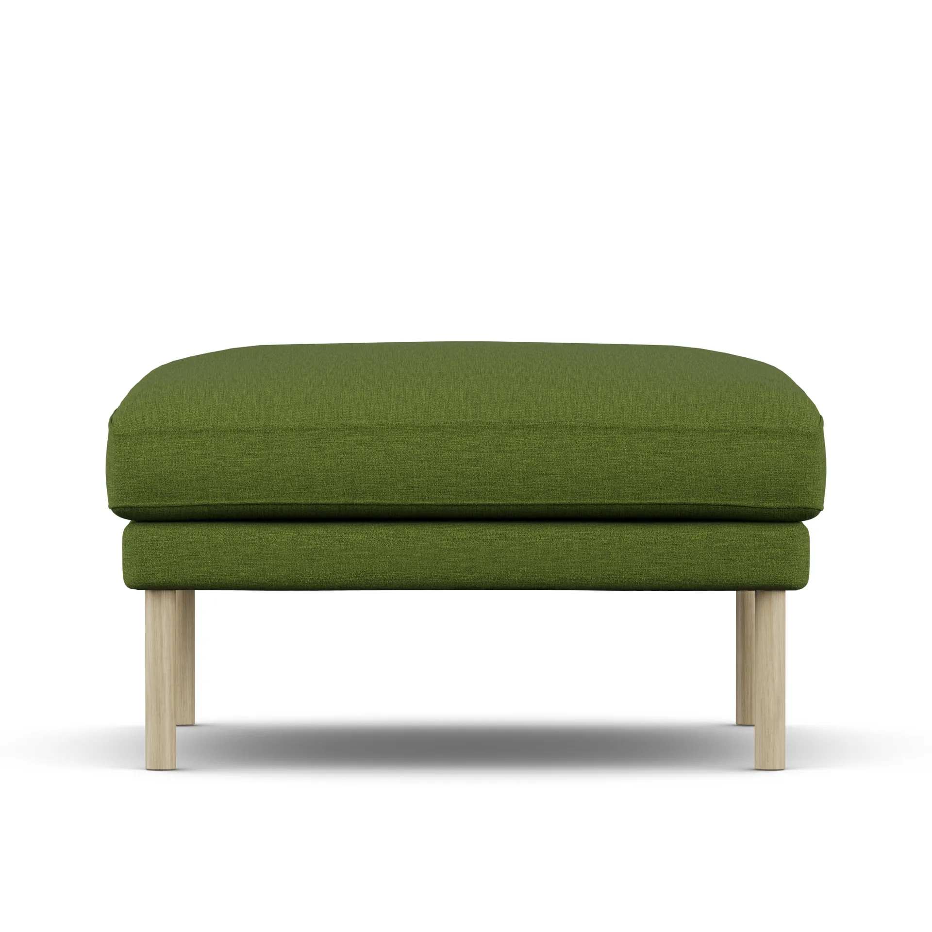 Linnevik footstool, Luiza Green 3975-white-oiled oak 1898
