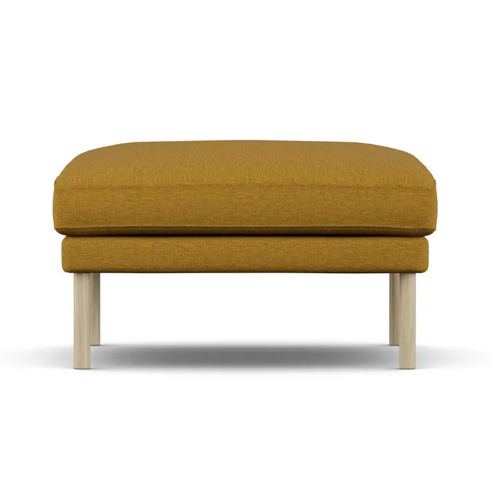 Linnevik footstool - Luiza Mustard 3972-white-oiled oak - 1898