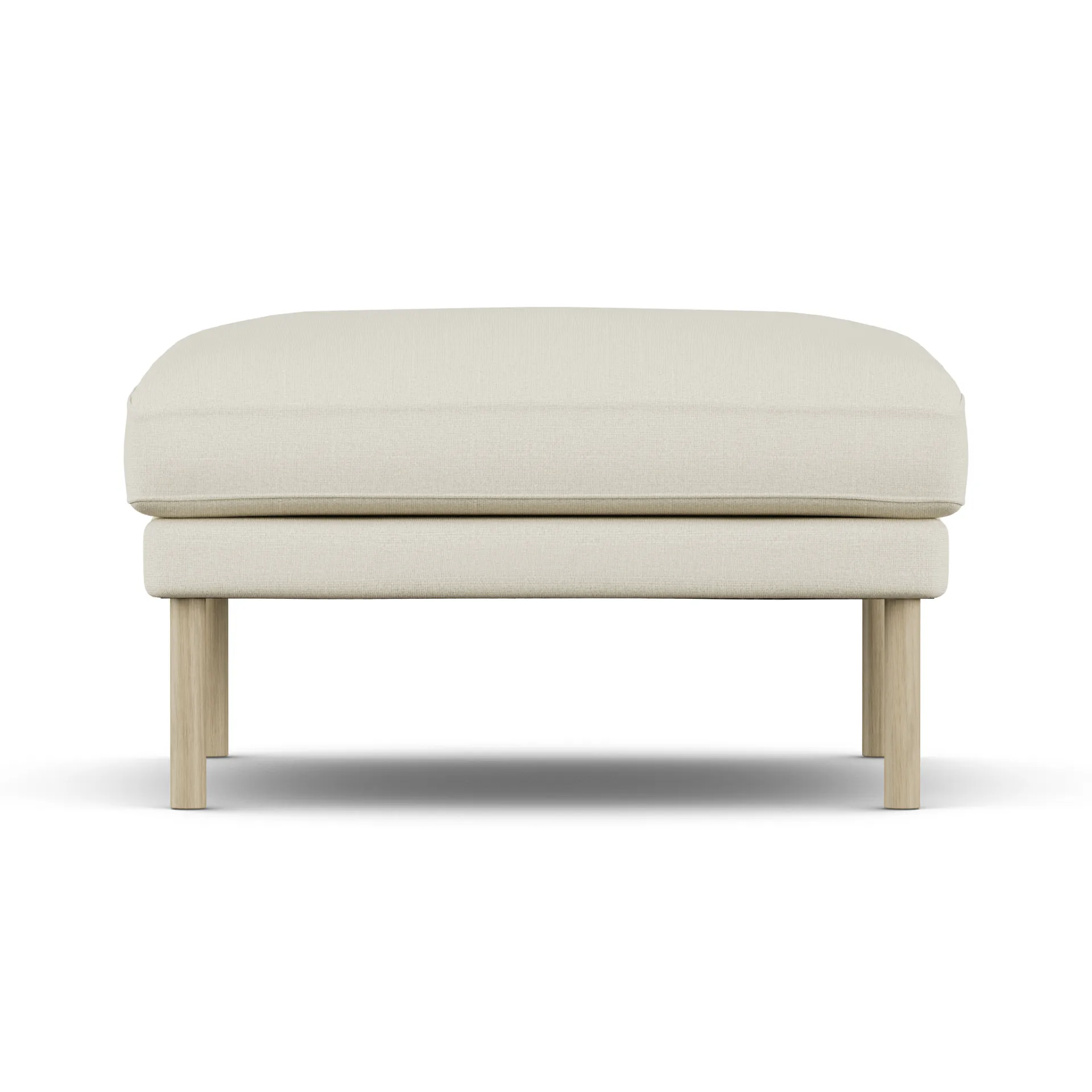 Linnevik footstool, Oslo Nature 1540-white-oiled oak, without skirt 1898