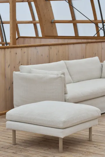 Linnevik footstool - Oslo Nature 1540-white-oiled oak, without skirt - 1898