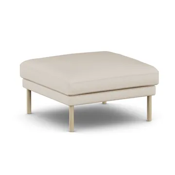 Linnevik footstool - Same Beige 6670-white-oiled oak, without skirt - 1898