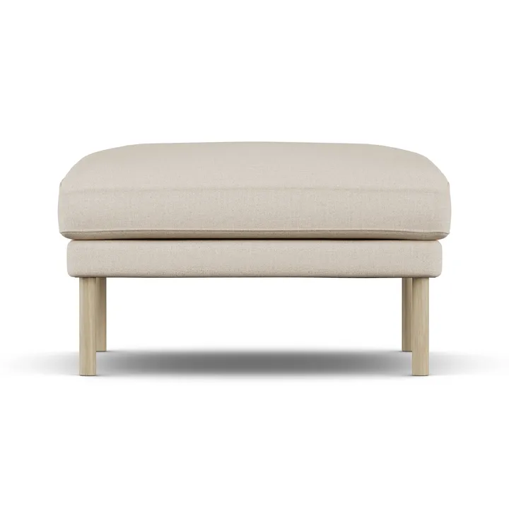 Linnevik footstool - Same Beige 6670-white-oiled oak - 1898